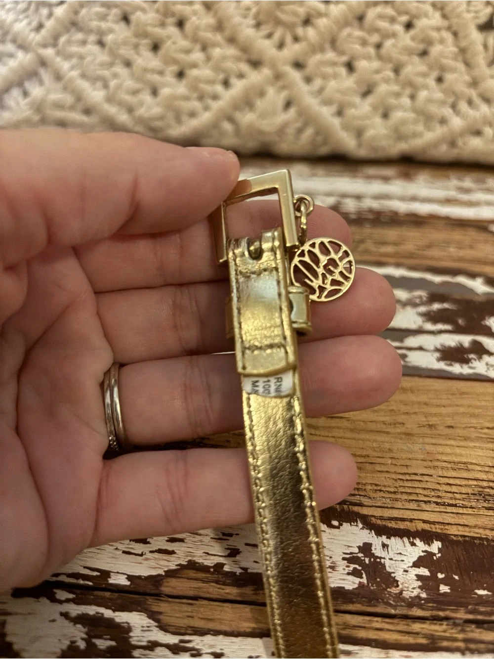 Gold Bow belt Xs